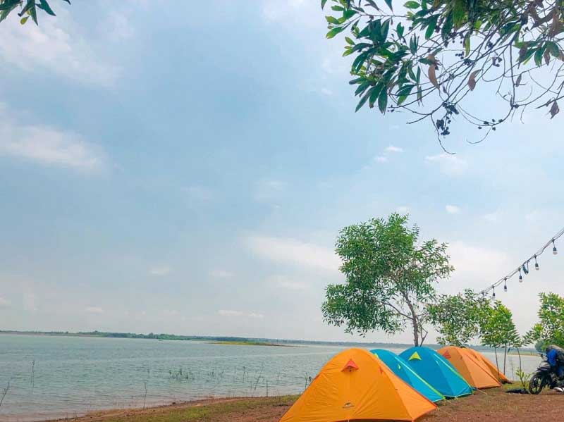 Địa điểm picnic gần tphcm Hồ Trị An